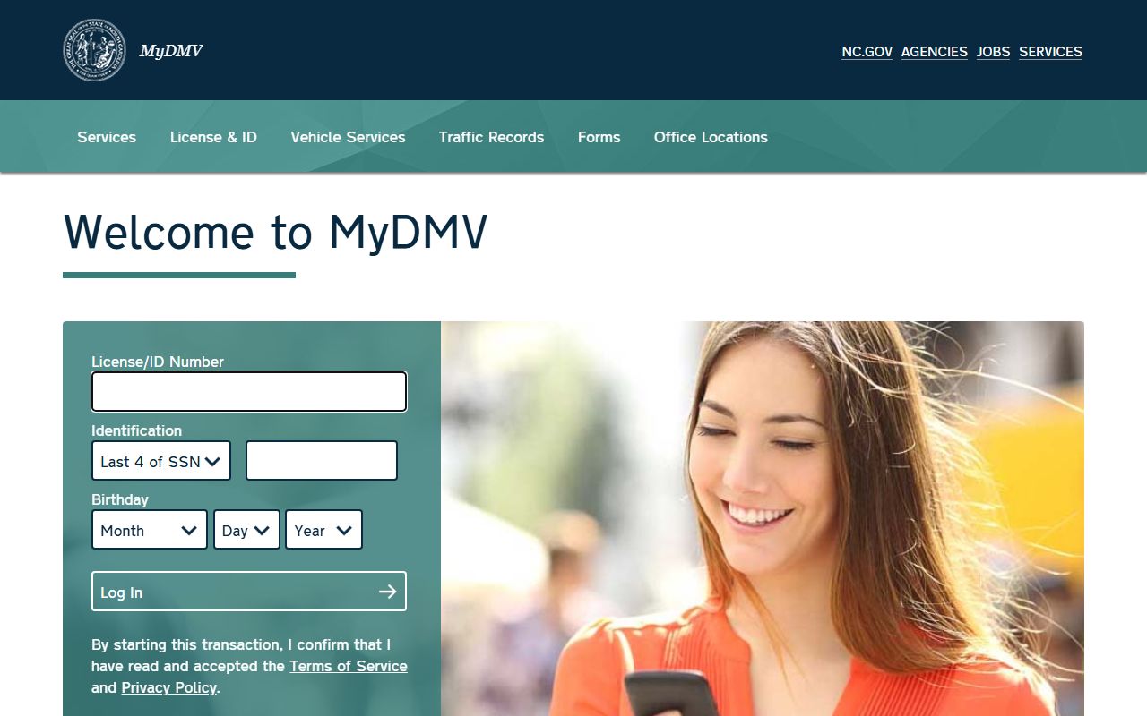 Chowan County traffic court records MyDMV portal